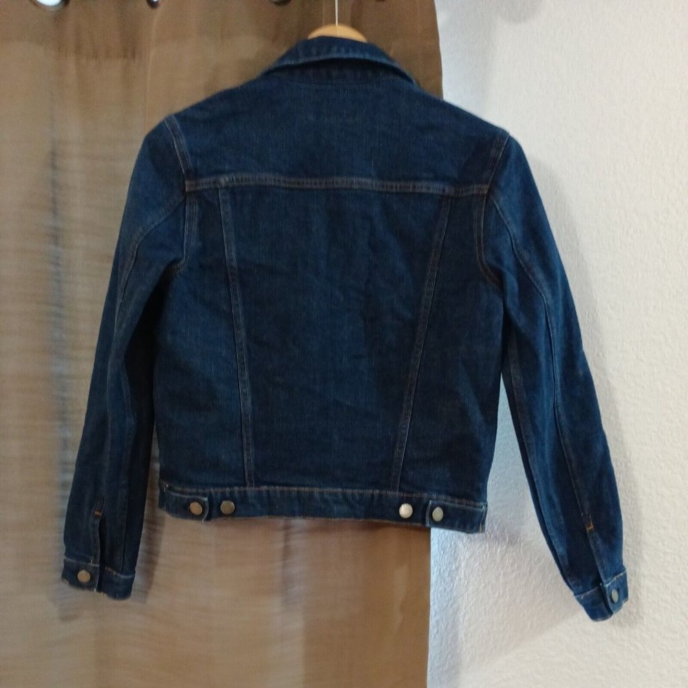 Nwot Women's Hudson Crop Denim Classy Chic Jacket W/ Pockets Small - Picture 5 of 6